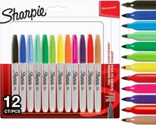 Sharpie Permanent Marker | Marker Stifte mit feiner Spitze | gemischte Farben |