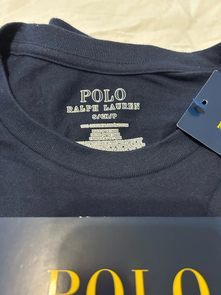 Мужской пижамный комплект Polo Ralph Lauren темно-синий медведь поло - Изображение 3 из 4