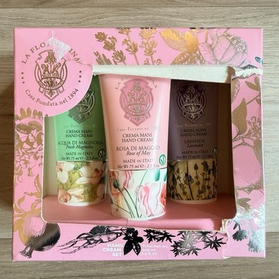 Mario Fissa La Florentina Hand Cream Fresh Magnolia Rose of May Lavender 2.5 Oz