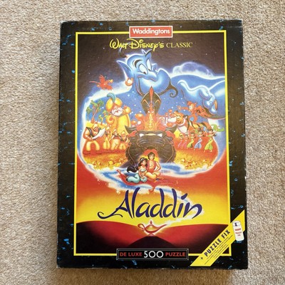 Vintage Disney Aladdin 500 Teile Puzzle Waddingtons komplett