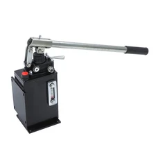 2.7 Cid Hydraulic Piston Hand Pump With Valve For Double Acting Cylinder 3 Quart