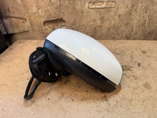 2012 AUDI A1 8X PASSENGER SIDE FRONT WING MIRROR GLACIER WHITE LS9R