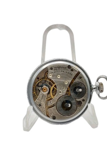 Waltham 610 16s Sidewinder Sunk Enamel Dial Taschenuhr (929) Video - Bild 4 von 5
