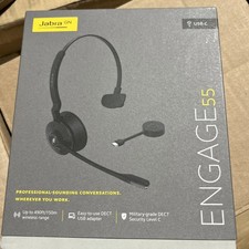 Jabra Engage 55 9553-470-125 USB-C Connector Mono Headset, MS, NA