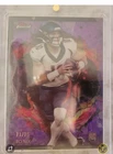 2024 Topps Finest - Rare Bo Nix #249 Purple Checkerboard Refractor /75 (RC)