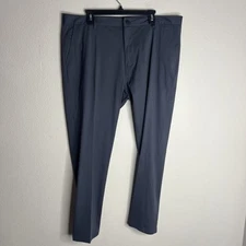 Rhone Pants Mens Size 40x31 Gray Commuter Tapered Stretch 5 Pocket Casual Dress