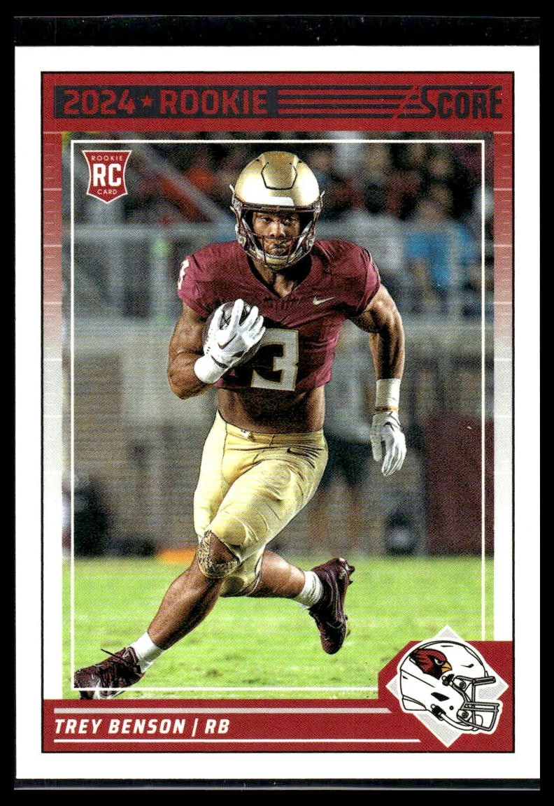 Trey Benson 2024 Score #354 Rookie RC