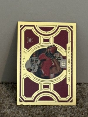 2024 National Treasures MARVIN HARRISON JR Treasure Hunt 24K GOLD CARD SSP #9/10