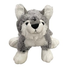 Ganz Webkinz Grey Wolf HM358 Retired No Code Plush Stuffed Animal HTF