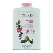 Yardley English Rose Perfumed Body Powder 200g Classic Floral Fresh Fragrance