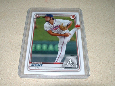 2020 SPENCER STRIDER 1ST BOWMAN ROOKIE CARD BRAVES ACE