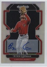 2022 Panini Prizm Draft Picks Silver Prizm Auto Ryan Cermak #PDP71 Auto 4g8