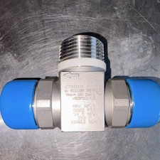 Blancett Turbine Flow Meter Stainless 5000 PSI K-Factor 2437.98 NEW