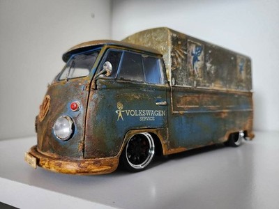 Solido 1:18 VW T1 Pritsche, Umbau zur Ratte, BBS Felgen