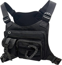 Outdoor Chest Bag for Men Women Tactical Inspired Sports Utility Chest Pack