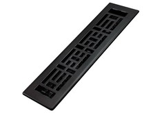 Decor Grates AJH212-BLK - Registro per pavimenti orientale 5 x 30 cm nero tes