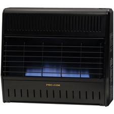 Procom Mnsd300tga 30000 Btu Dual Fuel Blue Flame Heater - Black Procom Mnsd300tga 30000 Btu Dual Fuel Blue Flame Heater - Black