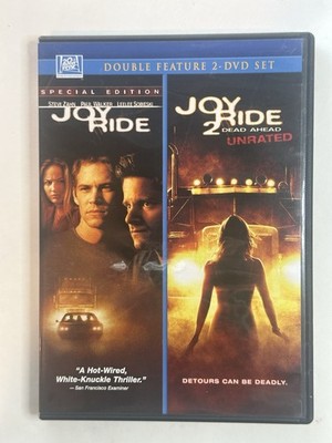 Joy Ride - Joy Ride 2: Dead Ahead, 2009, 2 DVDs, Paul Walker, Like New