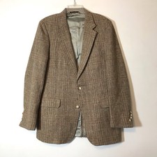 Magee Donegal Tweed Handwoven Mens 40L Long Colorful Blazer Ireland
