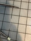 vintage rabbit ears antenna good with coax  as shown white — photo 2