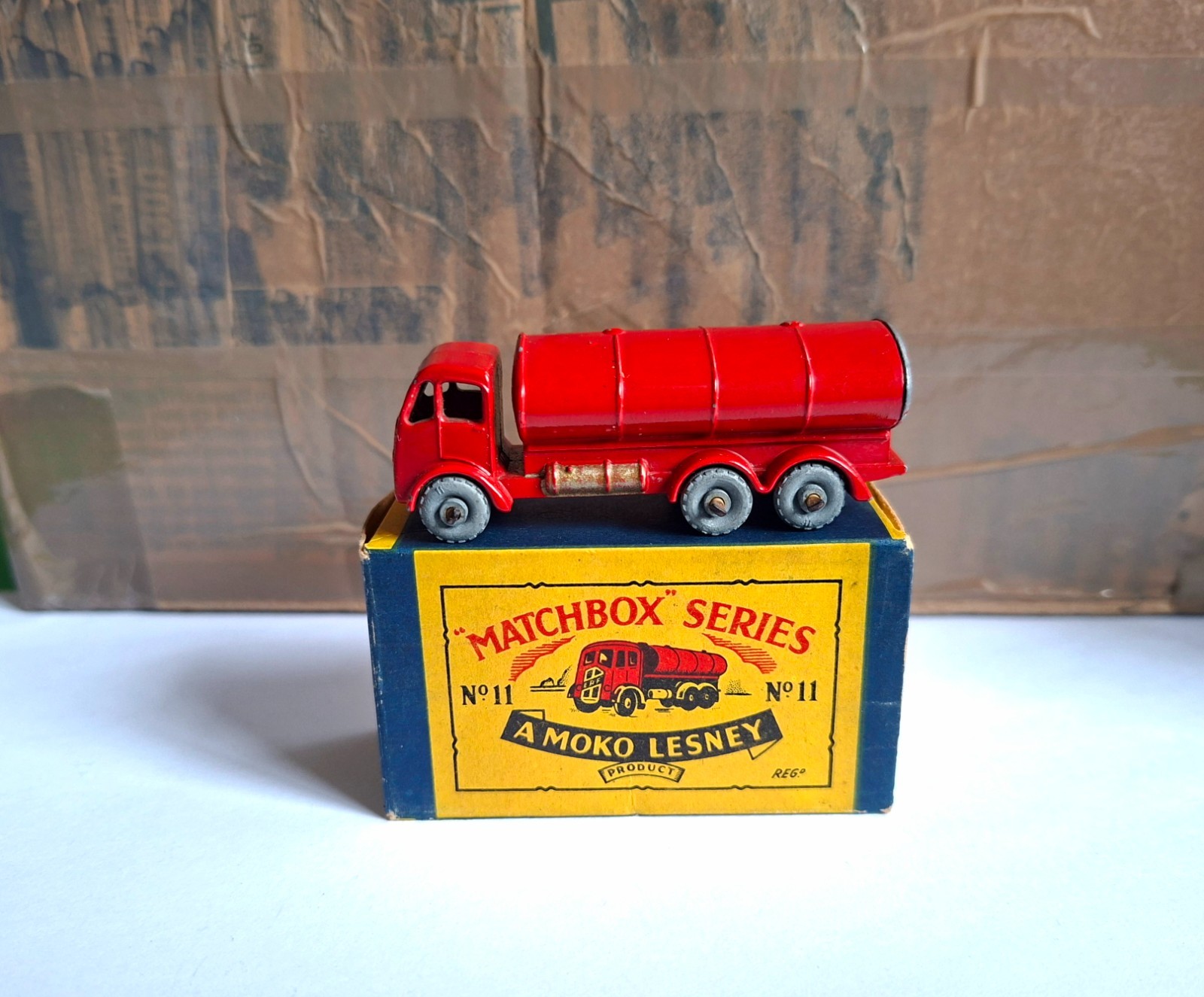Matchbox 11b, ERF Petrol Tanker 'Esso' - Free Price Guide