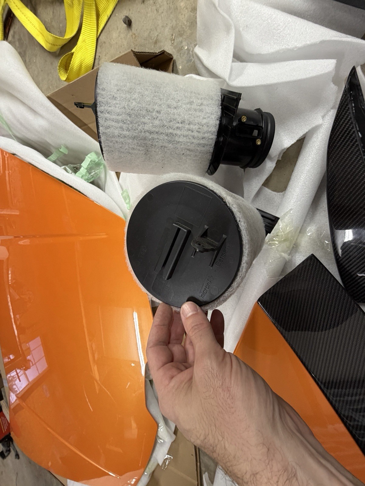 LAMBORGHINI 2015 HURACAN AIR FILTER - GENUINE, Like New Used OEM
