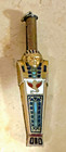 Antique Mummy Sarcophagus Mechanical Pencil Pendant Enamel - VERY RARE! — photo 3