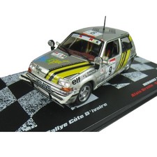 Renault 5 Gt Turbo Oreille Rally Cote Ivoire 1989 1:43 Ixo Altaya Diecast