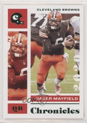 2020 Panini Chronicles Green Baker Mayfield #22 0u7
