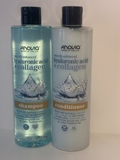Anovia Hair Shampoo - Conditioner Hyaluronic Acid Collagen 415ml x2 9.63 per litre