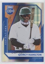 2021 Panini Elite Extra Edition Aspirations Blue /249 Quincy Hamilton #148 0q3