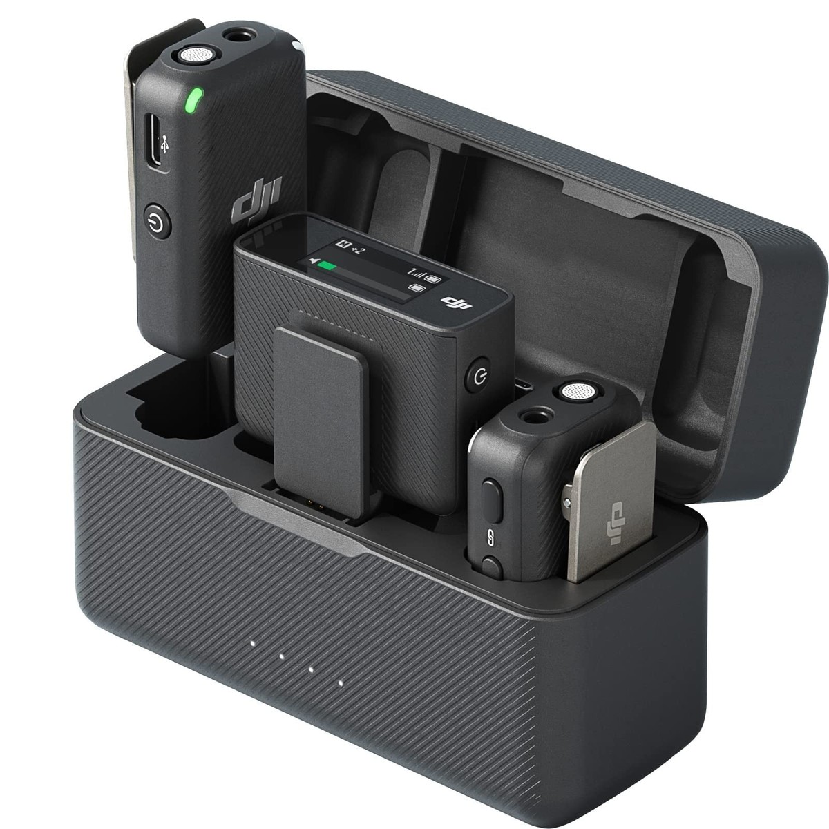 DJI Mic (2 TX + 1 RX + Charging Case), Wireless Lavalier
