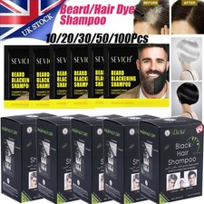 100-30X Dexe Black Hair Shampoo 5 minutes Dye Instant Colour Black Shine&Nourish