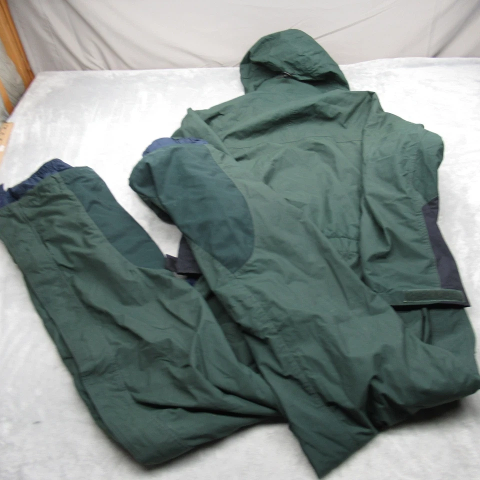 Traje de nieve Patagonia de una pieza para hombre verde medio resistente al agua esquí de colección raro Foto 3 de 4