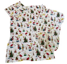 Pottery Barn Kids Dr Seuss The Grinch Christmas Holiday 3 Pc Toddler Sheet Set