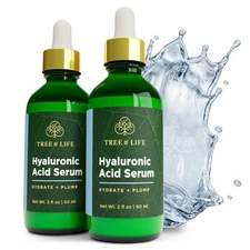 Tree of Life Beauty Hyaluronic Acid Serum Skin Brightening Face Oil for Dark ...