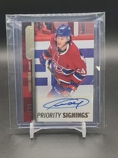2015-16 Parkhurst Priority Rookie Signings Charles Hudon /99 Montreal Canadiens