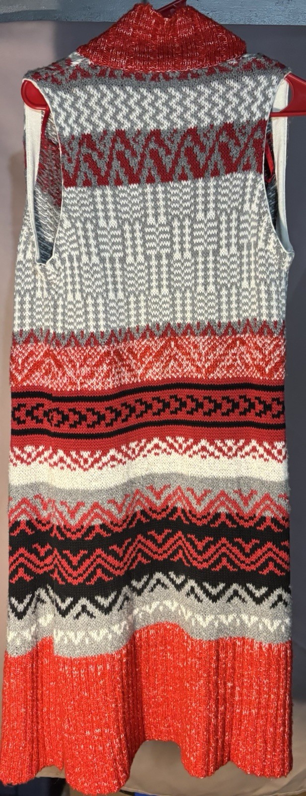 CATO AZTEC Patterned Open Cardigan MULTICOLOR SZ … - image 3