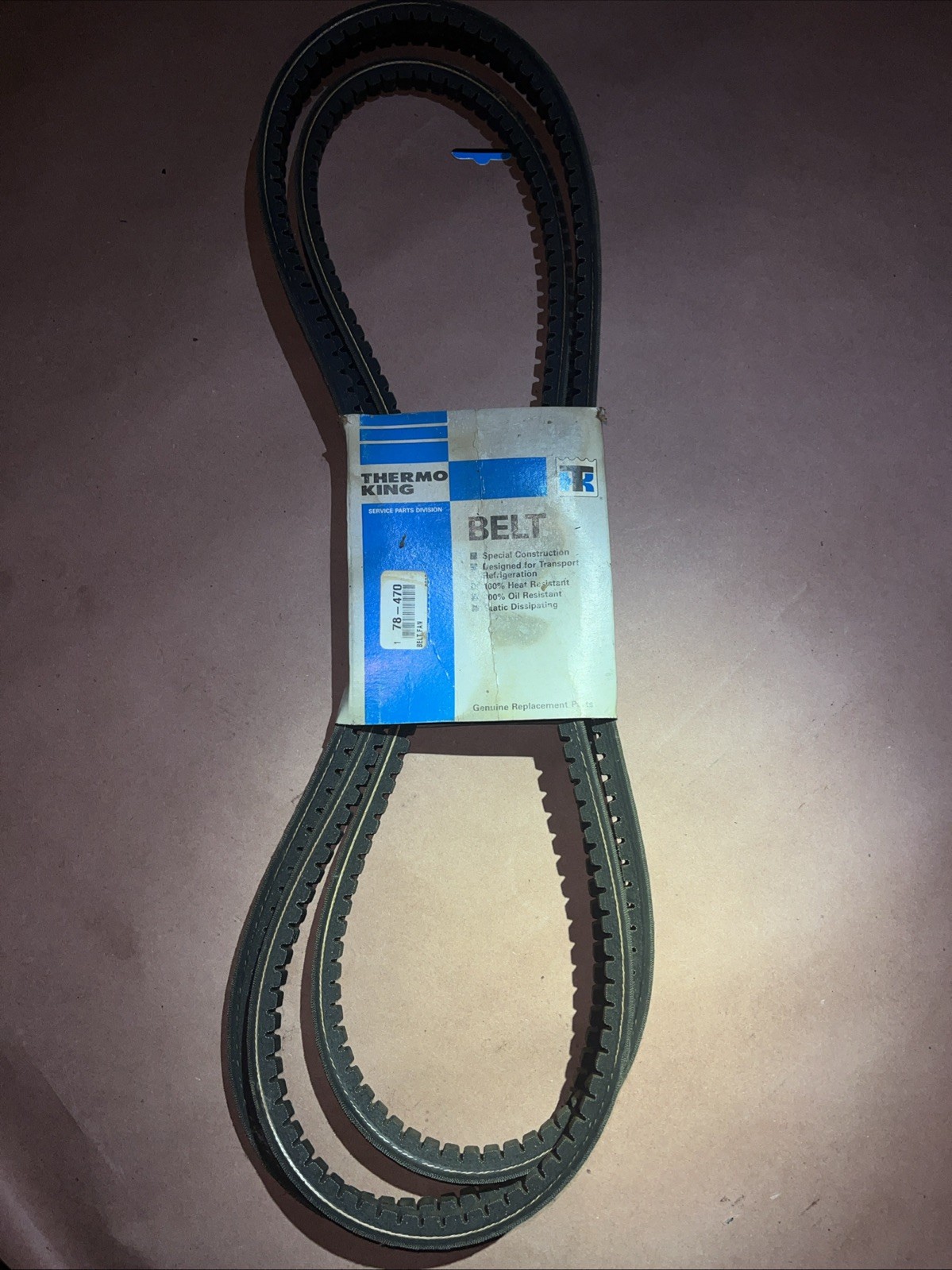 Genuine Thermo King 78-470 Fan Shaft Belt SNWD SBI C201 B158 image 1