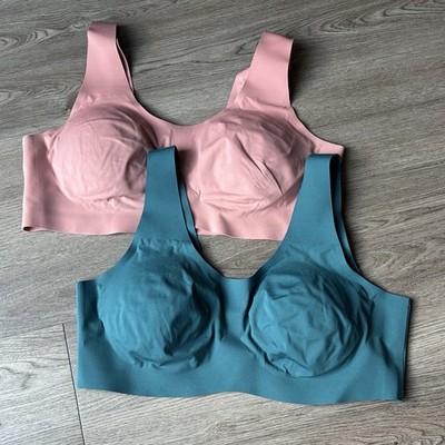 NWOT Knix LuxeLift Evolution Pullover Sports Bra Teal & Dusty Rose, Set XXXL 3X