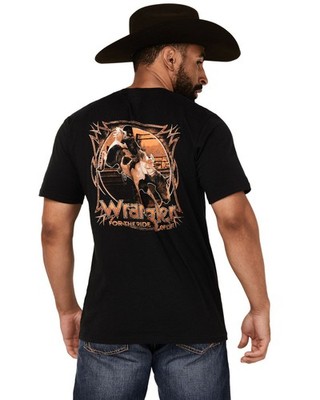 Wrangler Men's Boot Barn Bucking Cowboy Short Sleeve Graphic T-Shirt - 112361368
