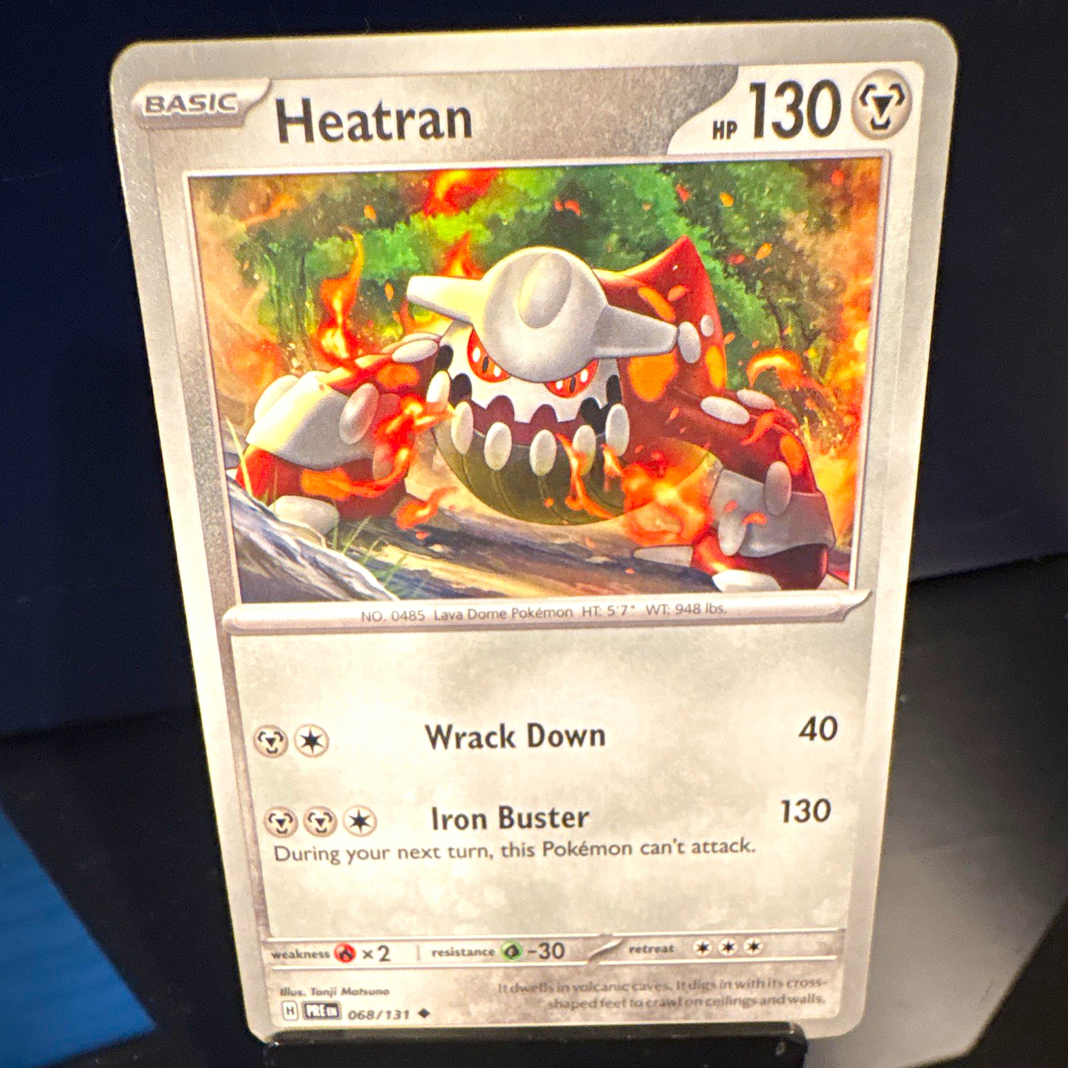 The Pokémon Company Heatran 068/131 Plasma Freeze Rare Holo EN HP130 2013