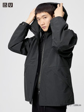 UNIQLO U BLOCKTECH Utility Parka - Black - Size M - Oversized NWT