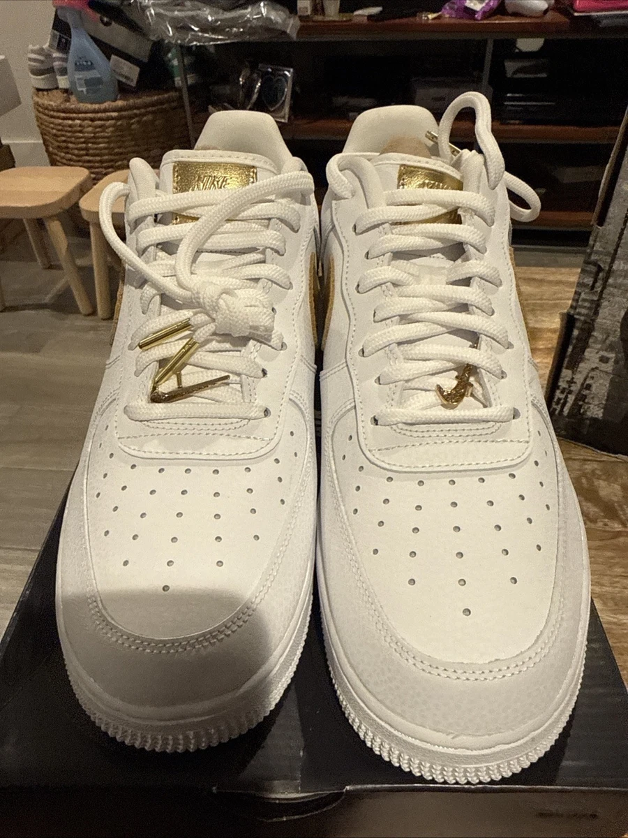 Nike Air Force 1 '07 LV8 Gold Foil Swoosh for Sale | Authenticity