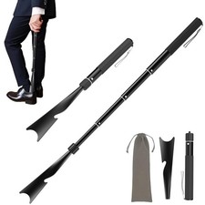 Shoe Horn,16"-38" Telescopic and Removable Shoehorn,Multi Functional Shoe Hor...