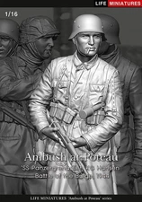 Life Miniatures, 1/16th, Ambush at Poteau, Panzergrenadier, KG Hansen, LM-16012