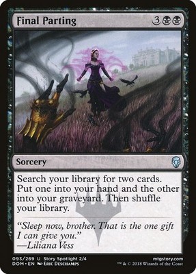Final Parting NonFoil Dominaria 93 NM MTG