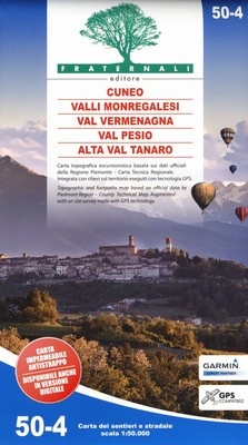 aavv Val Vermenagna - Valle Pesio - Cuneo - Valli Monregalesi (Map) wandelkaart