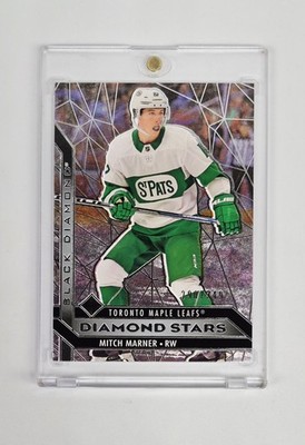 MINT #/ED SILVER FOIL 2020 Upper Deck Black Diamond Stars Mitch Marner TORONTO 