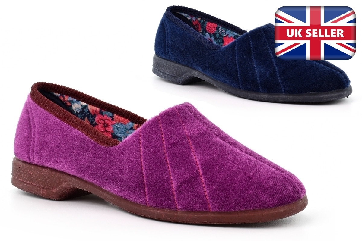 SAOLA Ciabatte da donna moquette ciabatte donna tacco basso suola gomma